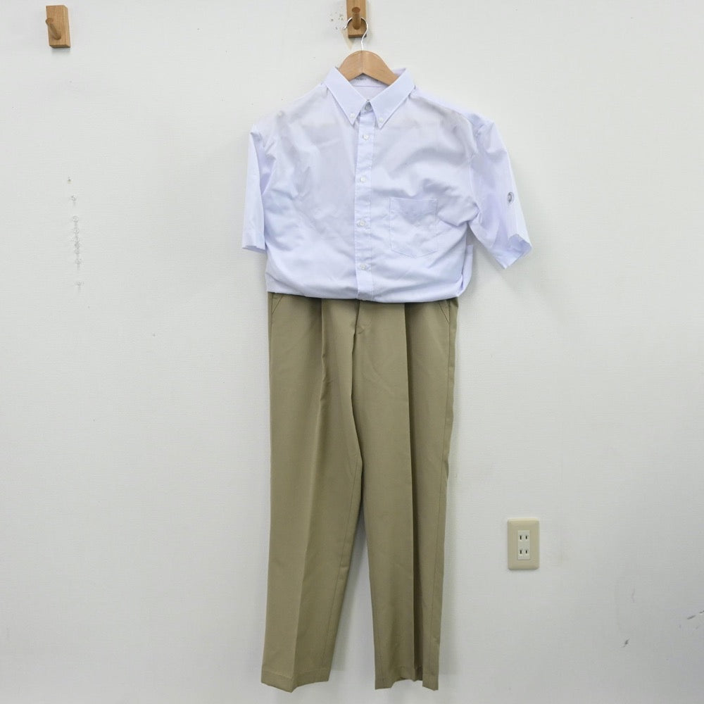 【中古】埼玉県 越谷南高等学校 女子制服 2点（シャツ・ズボン）sf013104