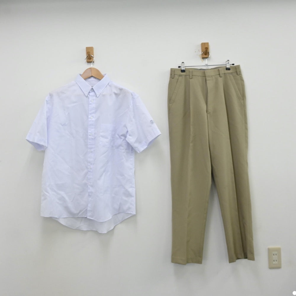 【中古】埼玉県 越谷南高等学校 女子制服 2点（シャツ・ズボン）sf013104