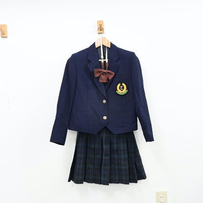 【中古】東京都 東京高等学校 女子制服 3点（ブレザー・スカート）sf013106