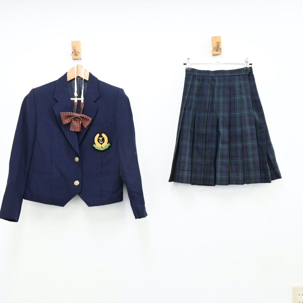 【中古】東京都 東京高等学校 女子制服 3点（ブレザー・スカート）sf013106