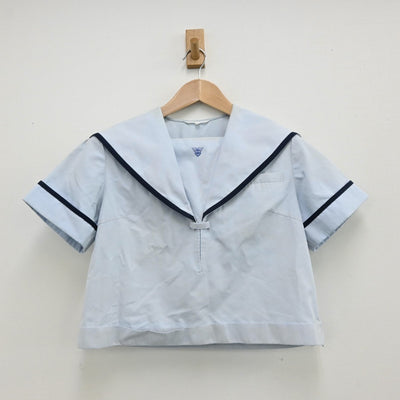 【中古】佐賀県 唐津東高等学校 女子制服 2点（セーラー服・スカート）sf013108