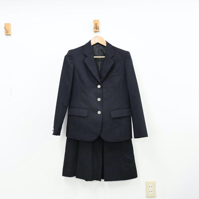 【中古】埼玉県 豊岡高等学校 女子制服 3点（ブレザー・ニット・スカート）sf013109