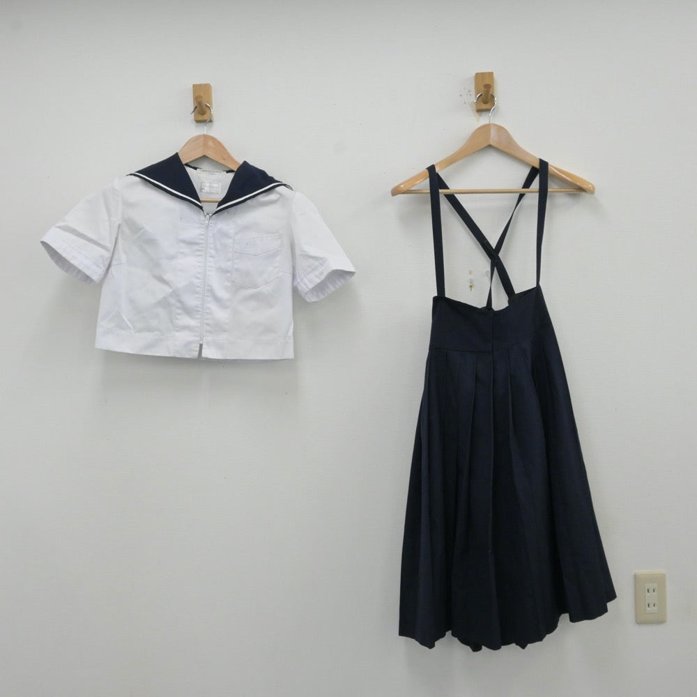 中古制服】福岡県 福岡教育大学附属福岡中学校 女子制服 2点 中古制服】福岡県 福岡教育大学附属福岡中学校 女子制服 2点