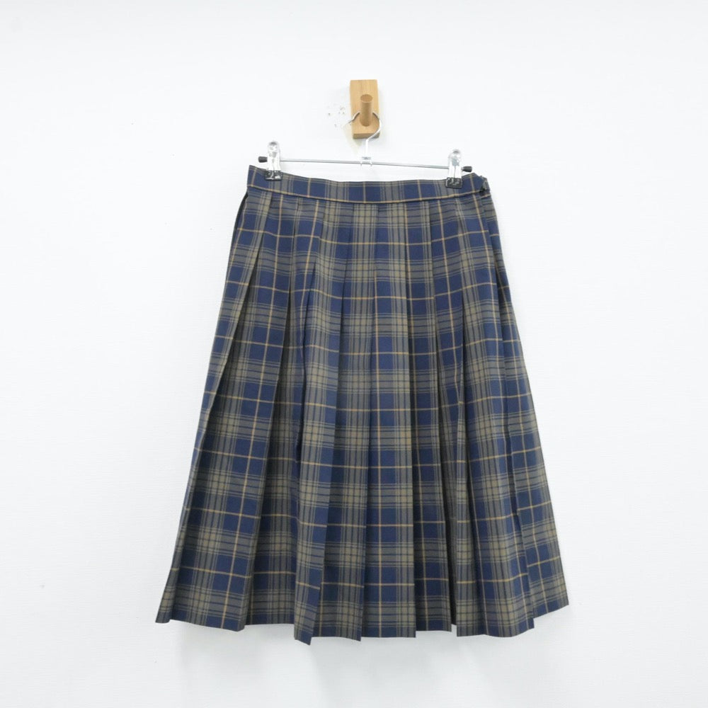 【中古】大分県 大分東明高等学校 女子制服 2点（セーラー服・スカート）sf013132