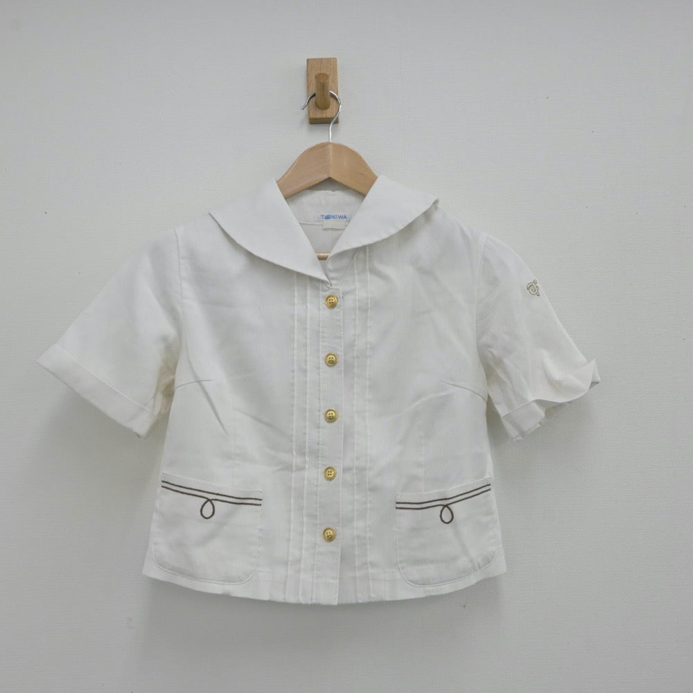 【中古】大分県 大分東明高等学校 女子制服 2点（セーラー服・スカート）sf013133