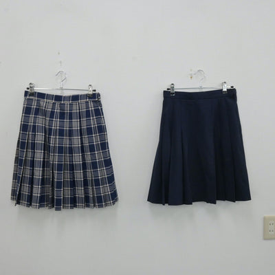 【中古】埼玉県 山村学園高等学校 女子制服 4点（ベスト・シャツ・スカート）sf013140