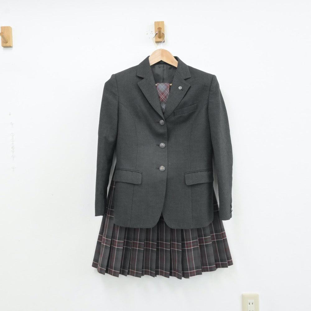 【中古】埼玉県 北中学校 女子制服 3点（ブレザー・スカート）sf013145