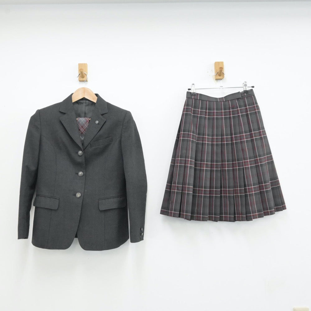 【中古】埼玉県 北中学校 女子制服 3点（ブレザー・スカート）sf013145