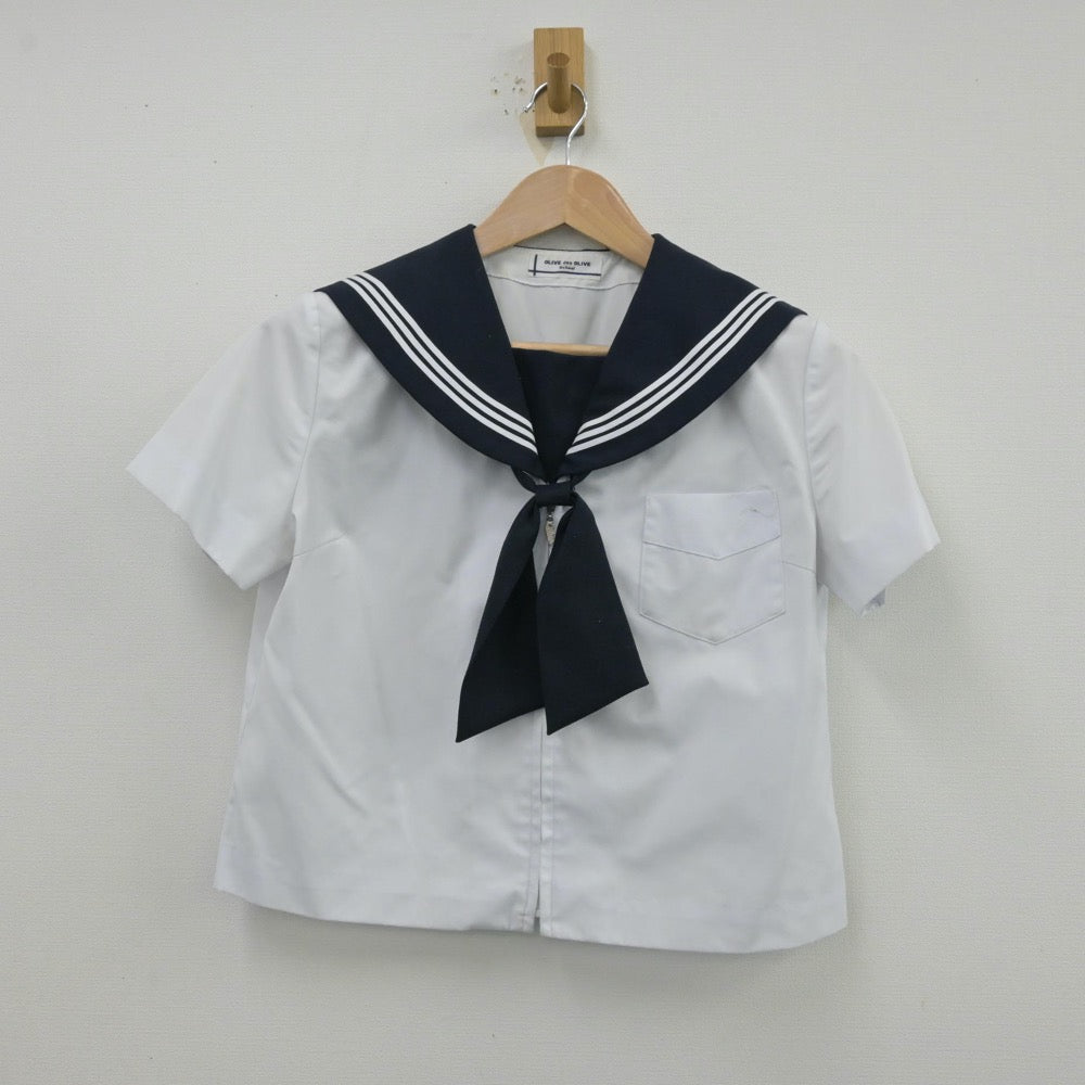 【中古】北海道 北海道旭川商業高等学校 女子制服 2点（セーラー服）sf013152