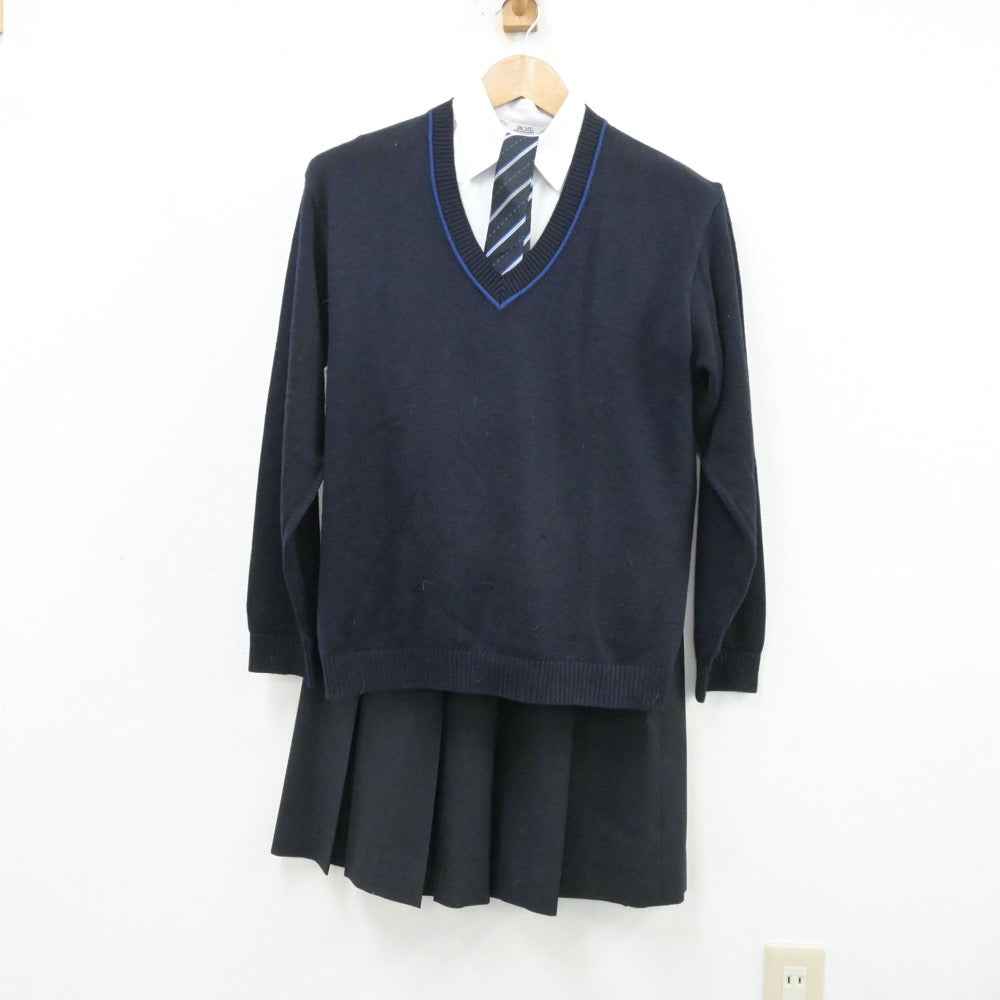 中古制服】北海道 北海道旭川永嶺高等学校 女子制服 5点（ブレザー・ニット・シャツ・スカート）sf013155【リサイクル学生服】 | 中古制服 通販パレイド