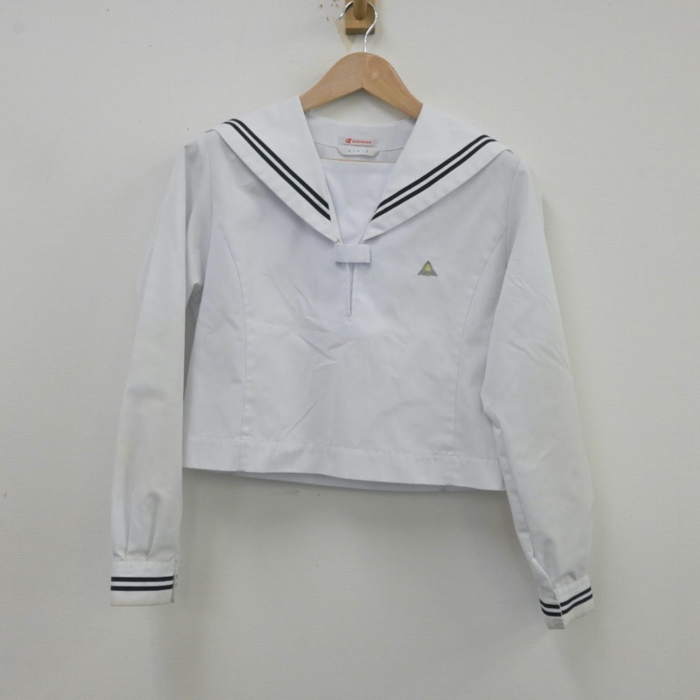 【中古】広島県 広島県立尾道東高等学校 女子制服 1点（セーラー服）sf013165