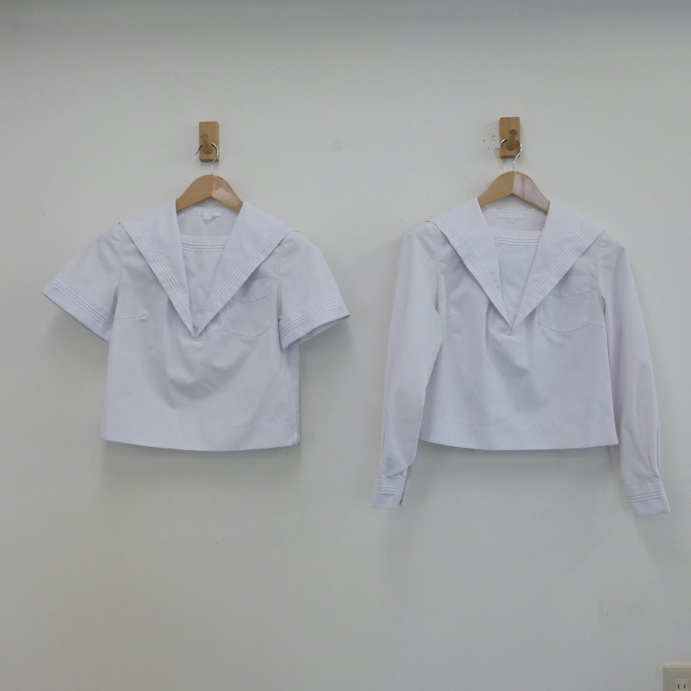 【中古】北海道 遺愛女子高等学校 女子制服 2点（セーラー服）sf013180