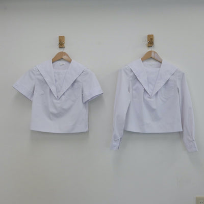 【中古】北海道 遺愛女子高等学校 女子制服 2点（セーラー服）sf013180