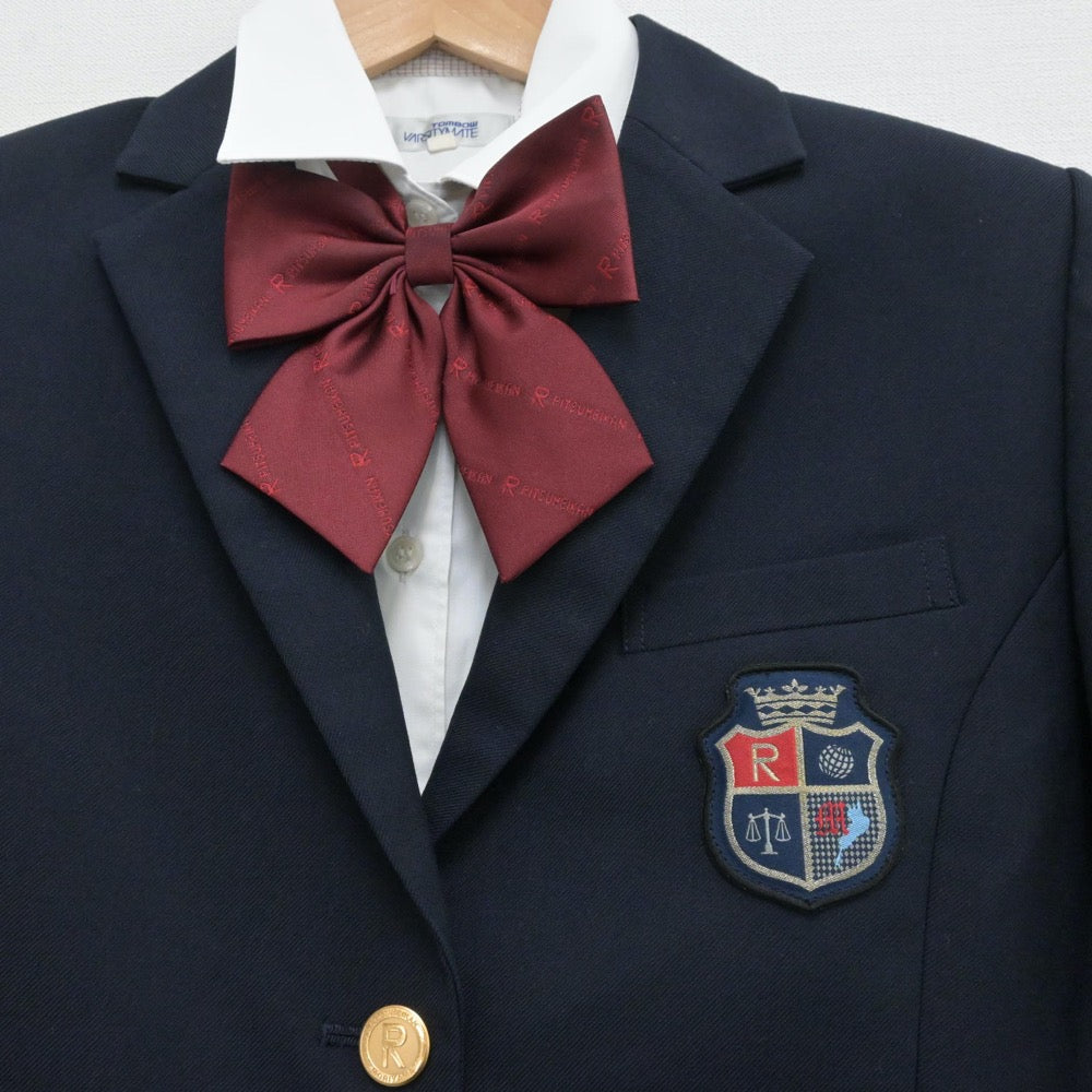 【中古】滋賀県 立命館守山高等学校 女子制服 6点（ブレザー・シャツ・スカート）sf013188