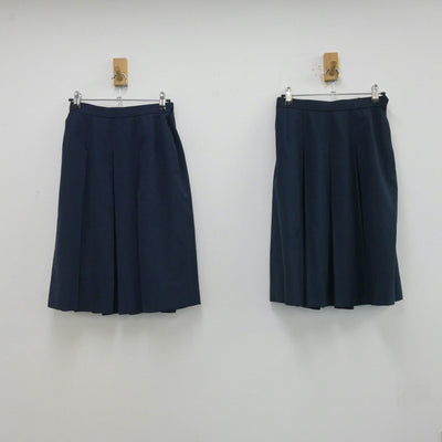 【中古】神奈川県 神奈川県立神奈川工業高等学校 女子制服 2点（スカート）sf013191