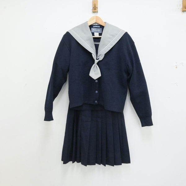 中古制服】大阪府 四天王寺中学校 女子制服 3点（セーラー服・ニット・スカート）sf013199【リサイクル学生服】 | 中古制服通販パレイド