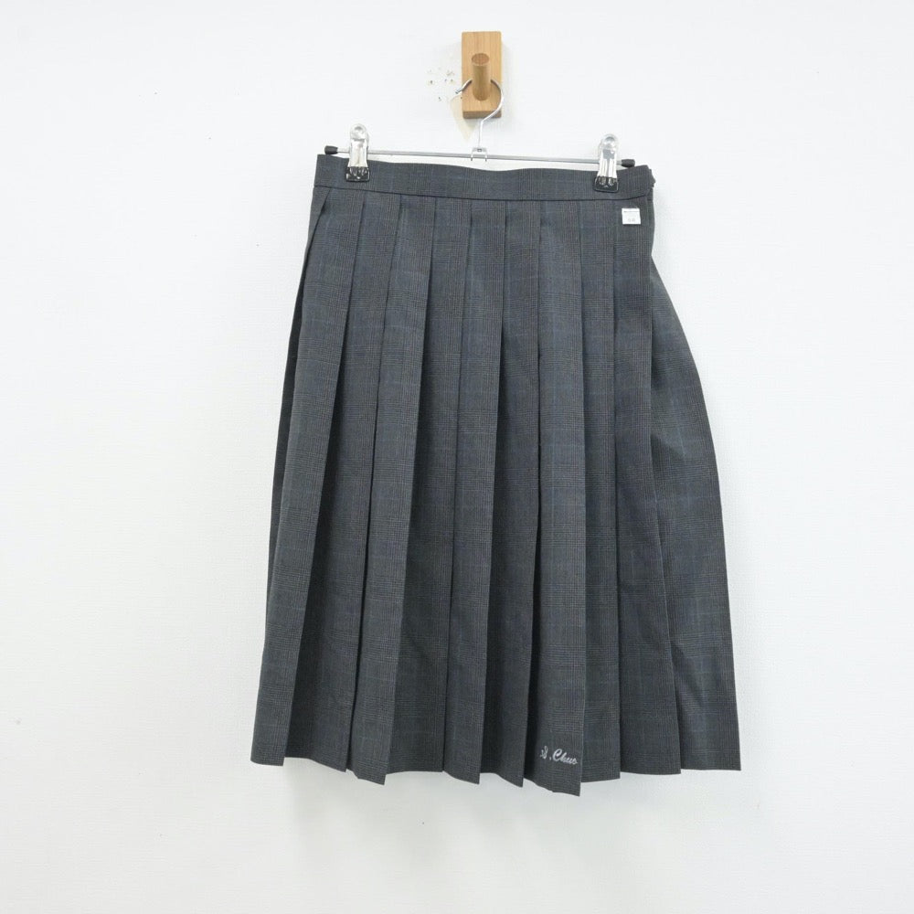 【中古】新潟県 新発田中央高等学校 女子制服 3点（シャツ・ニットベスト・スカート）sf013243