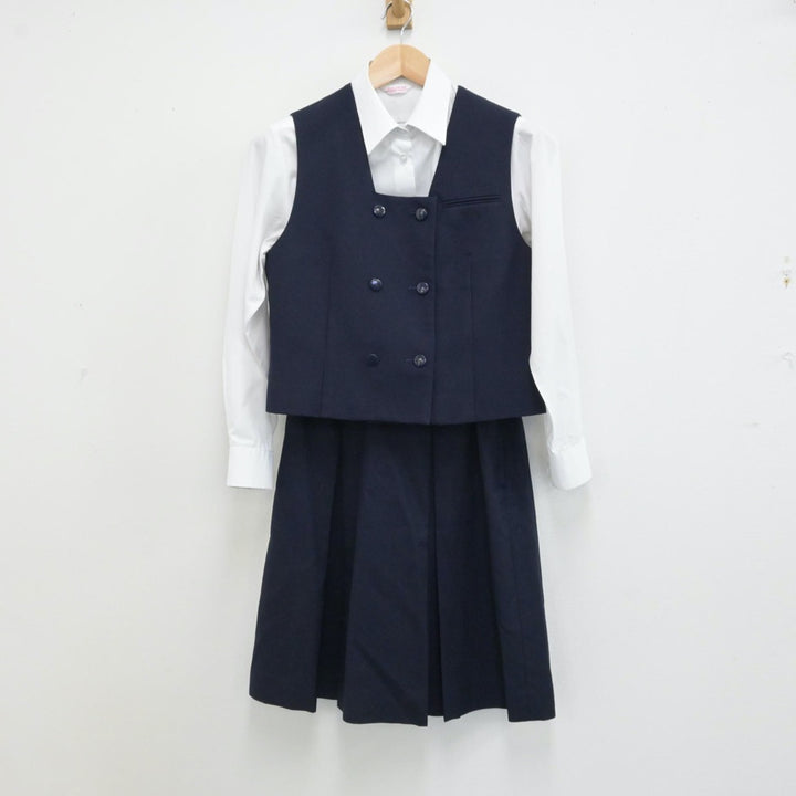 【中古制服】埼玉県 埼玉県立川越女子高等学校 女子制服 5点（ブレザー・シャツ・ベスト・スカート）sf013251【リサイクル学生服】 |  中古制服通販パレイド