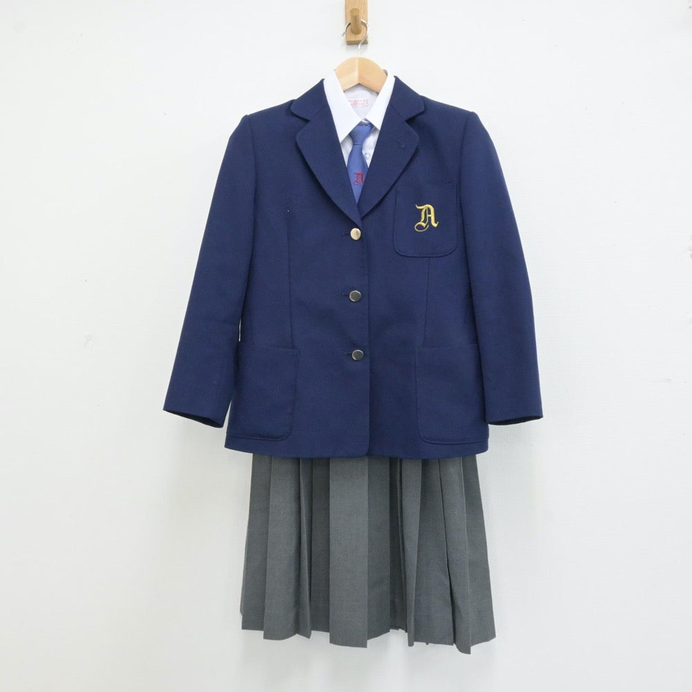 【中古】埼玉県 川口市立青木中学校 女子制服 4点（ブレザー・シャツ・スカート）sf013264