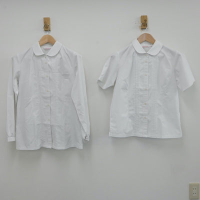 【中古】群馬県 前橋女子高等学校 女子制服 3点（シャツ・スカート）sf013272