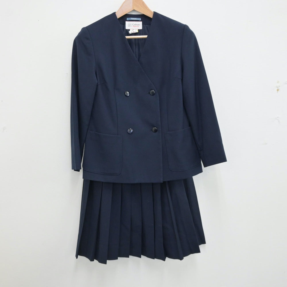 【中古】埼玉県 上尾市立西中学校 女子制服 2点（ブレザー・スカート）sf013281