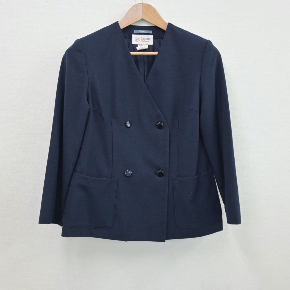 【中古】埼玉県 上尾市立西中学校 女子制服 2点（ブレザー・スカート）sf013281