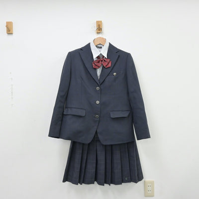 【中古】三重県 津商業高等学校 女子制服 5点（ブレザー・シャツ・スカート）sf013287