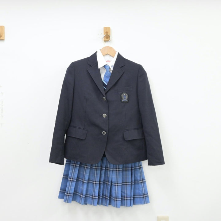 【中古制服】愛媛県 帝京第五高等学校 女子制服 5点（ブレザー・シャツ・ニット・スカート）sf013300【リサイクル学生服】 | 中古制服通販パレイド