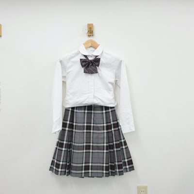 【中古】東京都 富士見丘高等学校 女子制服 6点（ブレザー・シャツ・シャツ・ニット・スカート）sf013311