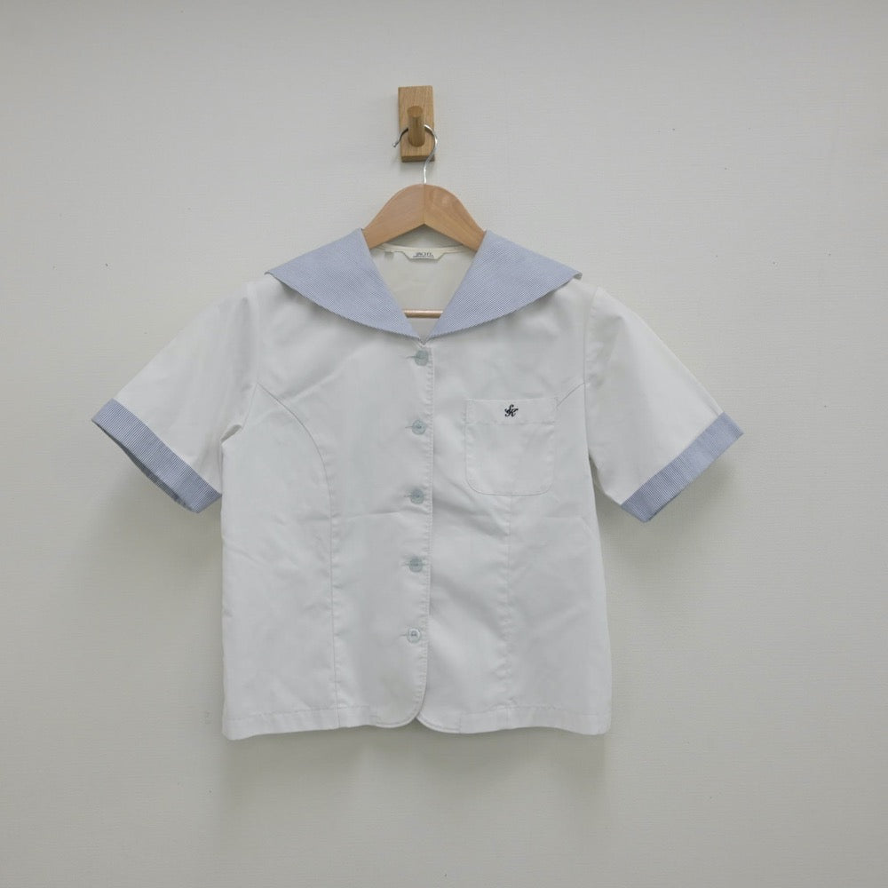 【中古】熊本県 尚絅高等学校 女子制服 3点（シャツ・スカート）sf013329