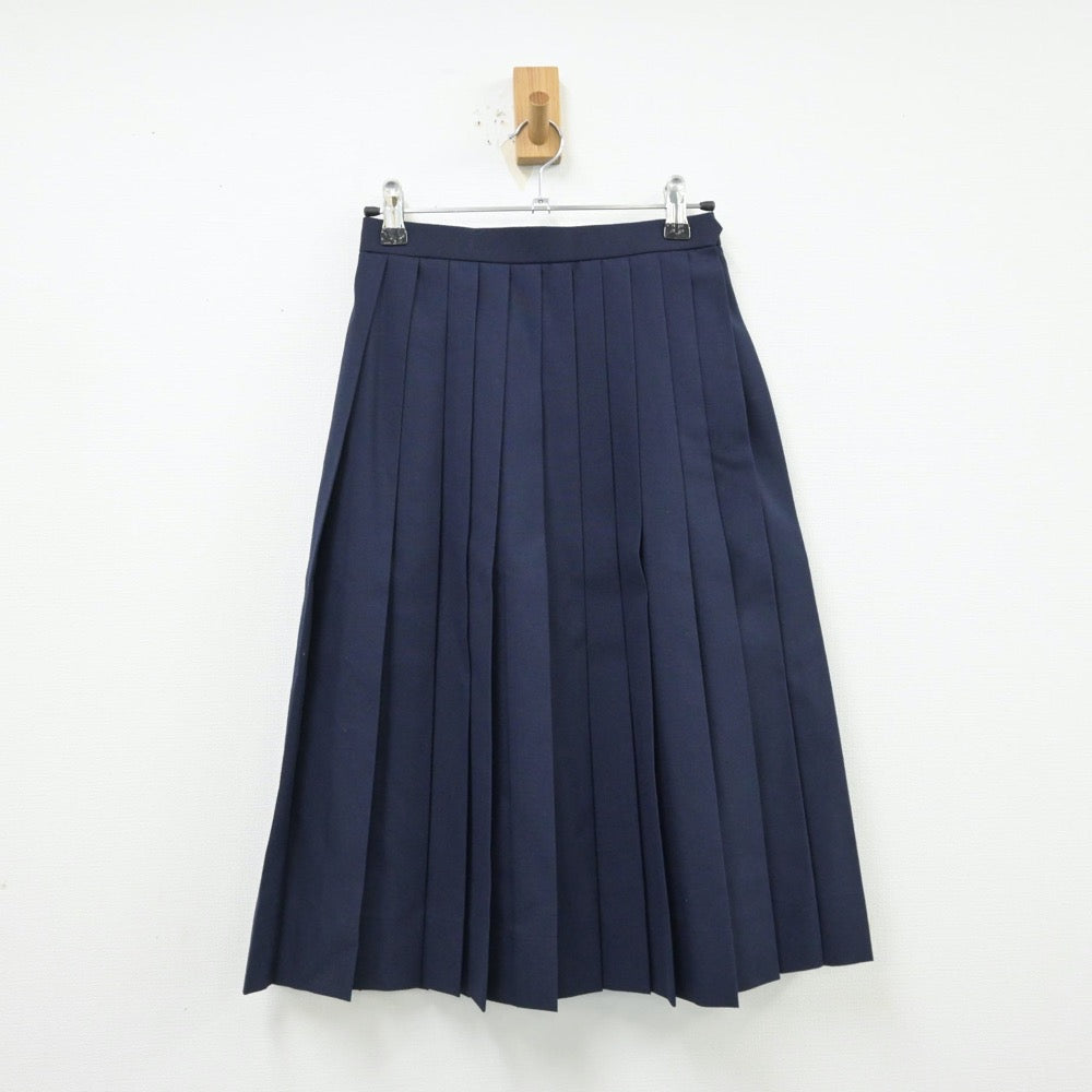 【中古】兵庫県 豊岡北中学校 女子制服 2点（セーラー服・スカート）sf013332