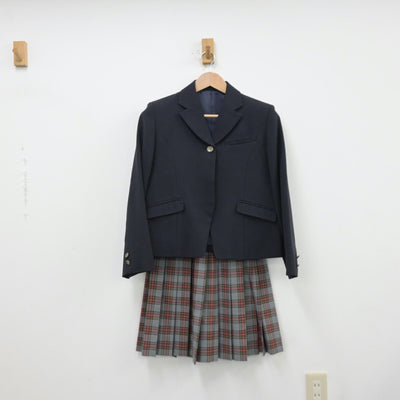 【中古】埼玉県 淑徳与野中学校 女子制服 2点（ブレザー・スカート）sf013335