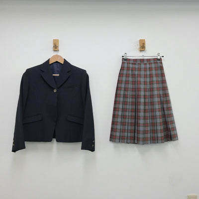 【中古】埼玉県 淑徳与野中学校 女子制服 2点（ブレザー・スカート）sf013335