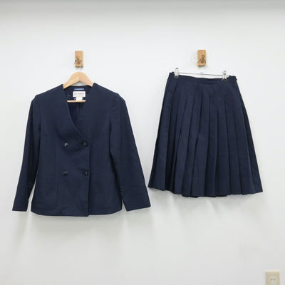 【中古】埼玉県 春里中学校 女子制服 2点（ブレザー・スカート）sf013339