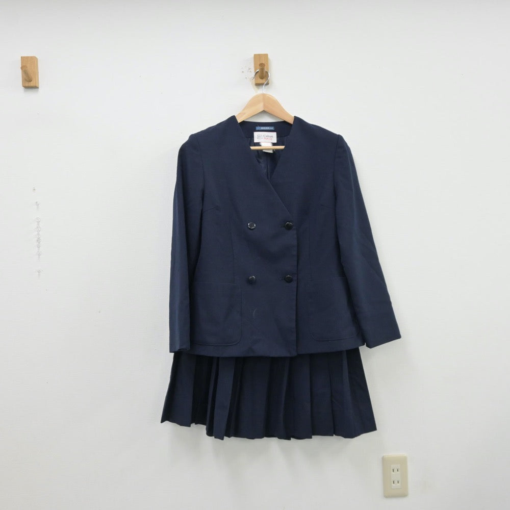 【中古】埼玉県 春里中学校 女子制服 2点（ブレザー・スカート）sf013340