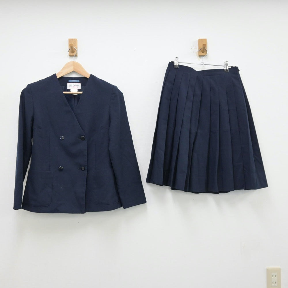 【中古】埼玉県 春里中学校 女子制服 2点（ブレザー・スカート）sf013340