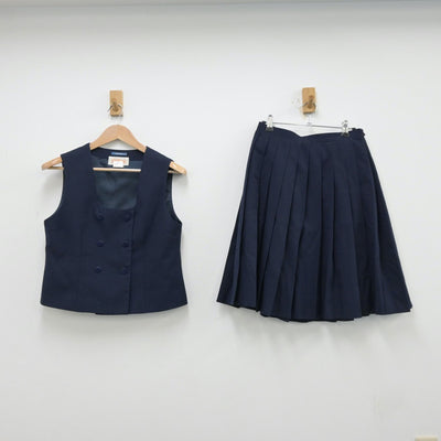 【中古】埼玉県 春里中学校 女子制服 3点（ブレザー・ベスト・スカート）sf013341