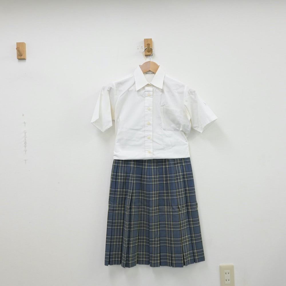 【中古】東京都 東京女子学園中学校 女子制服 2点（シャツ・スカート）sf013358