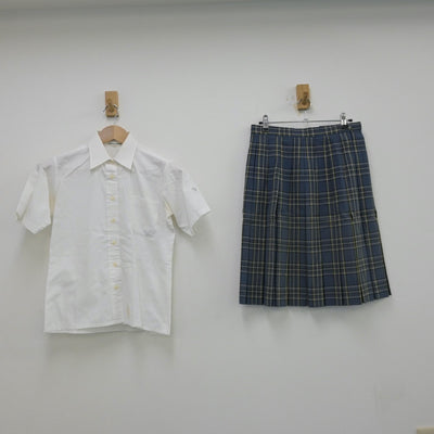 【中古】東京都 東京女子学園中学校 女子制服 2点（シャツ・スカート）sf013358