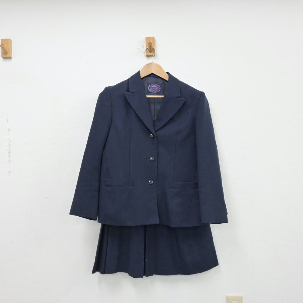 【中古】石川県 金沢二水高等学校 女子制服 3点（ブレザー・スカート）sf013364