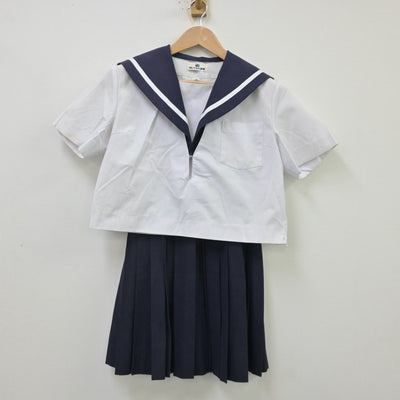 【中古】愛知県 愛知県立刈谷高校 女子制服 2点（セーラー服・スカート）sf013373