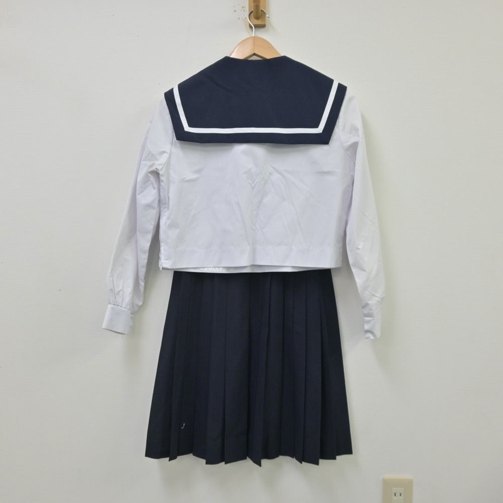 【中古】愛知県 愛知県立刈谷高等学校 女子制服 2点（セーラー服・スカート）sf013374