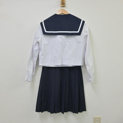 【中古】愛知県 愛知県立刈谷高等学校 女子制服 2点（セーラー服・スカート）sf013374