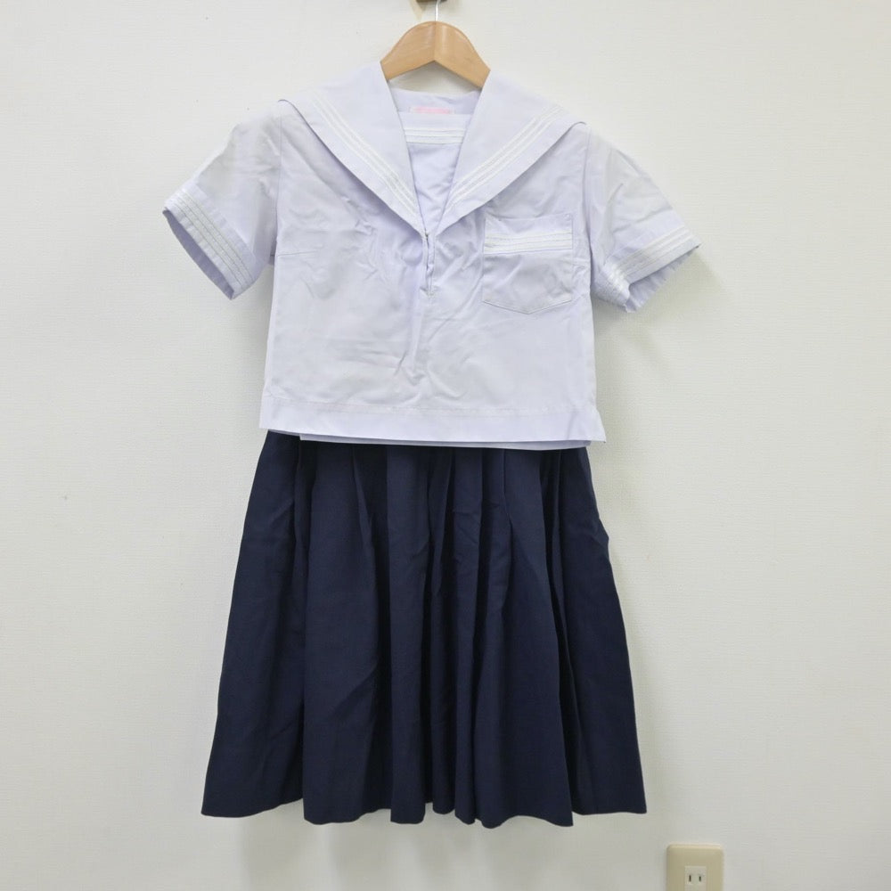 【中古】大阪府 大谷中学校 女子制服 3点（セーラー服・スカート）sf013378