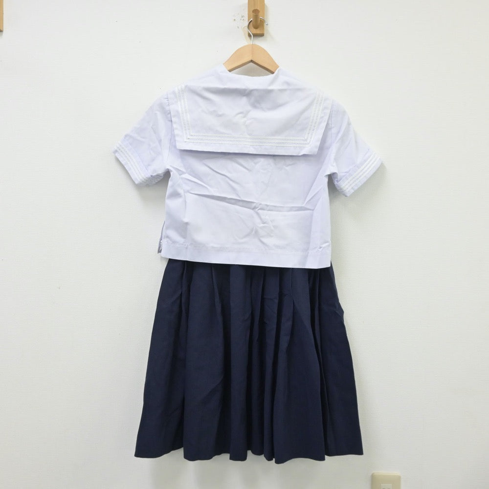 【中古】大阪府 大谷中学校 女子制服 3点（セーラー服・スカート）sf013378