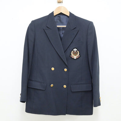 【中古】青森県 東奥義塾高等学校 女子制服 3点（ブレザー・スカート）sf013395