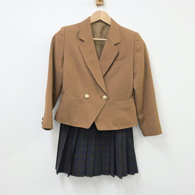 【中古】青森県 青森県立黒石高等学校 女子制服 2点（ブレザー・スカート）sf013397