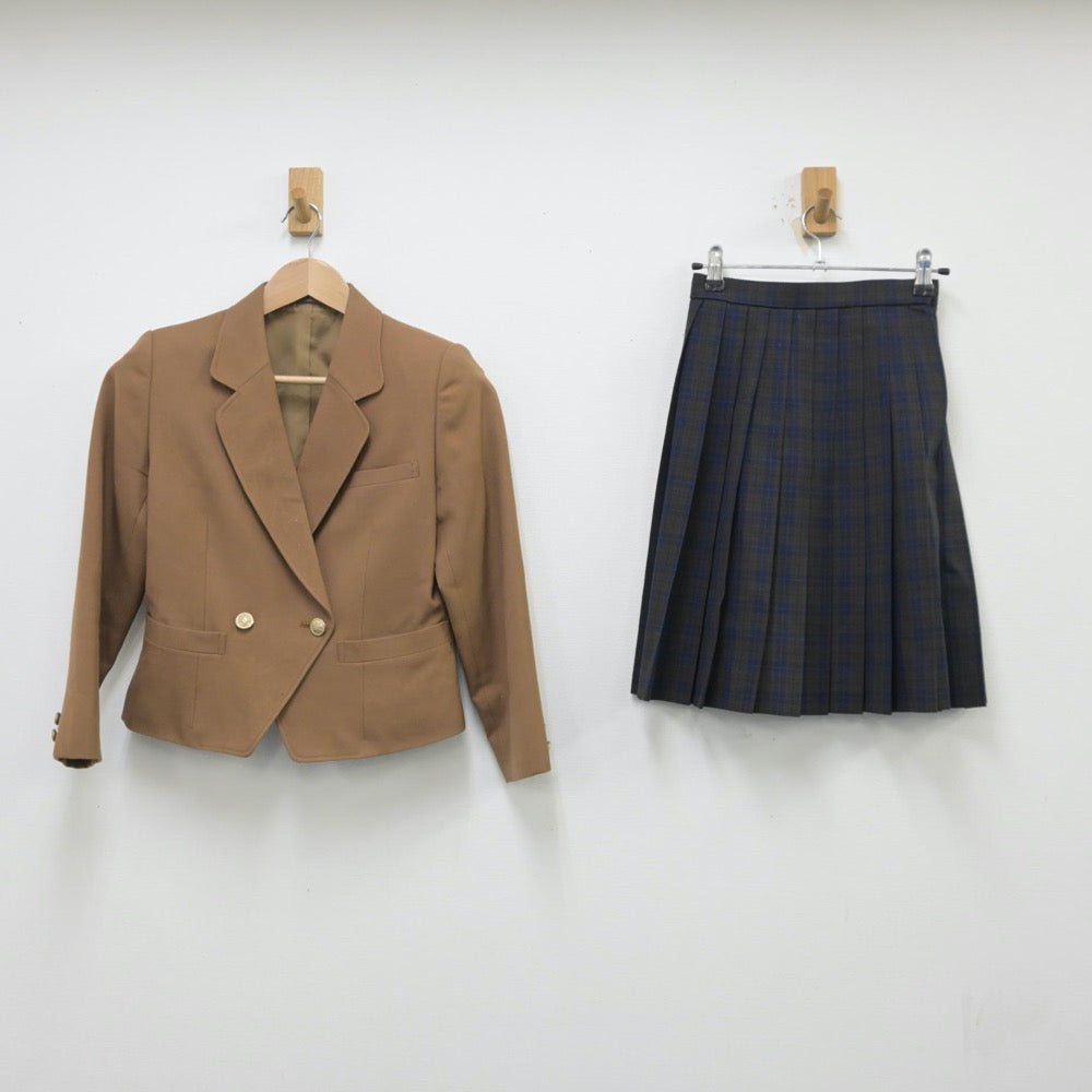 【中古】青森県 青森県立黒石高等学校 女子制服 2点（ブレザー・スカート）sf013397