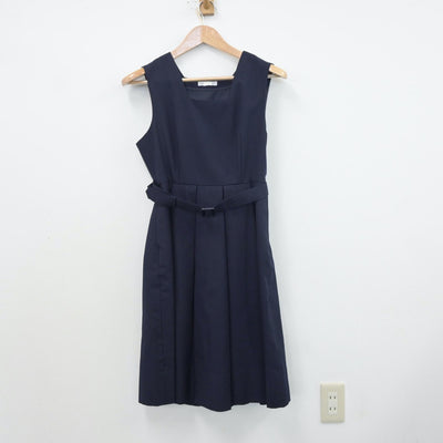 【中古】東京都 純心女子高等学校 女子制服 3点（ブレザー・シャツ・ジャンパースカート）sf013404