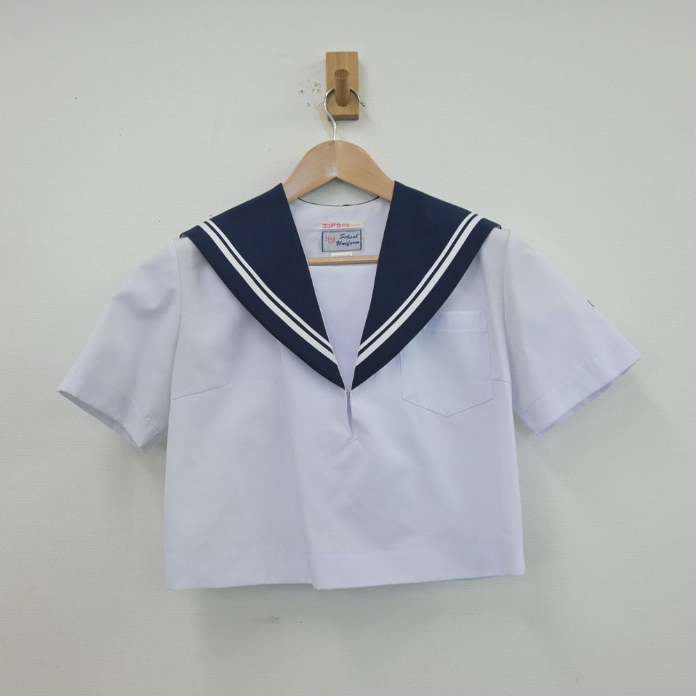 【中古】愛知県 豊田西高等学校 女子制服 2点（セーラー服）sf013406